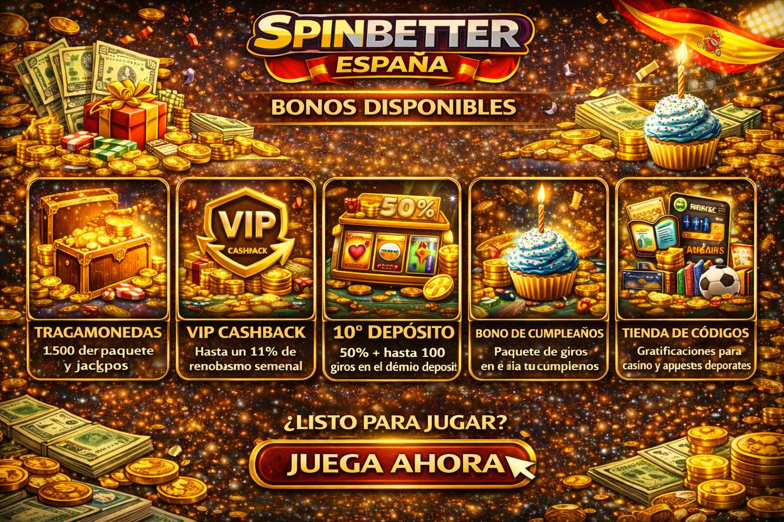 SpinBetter casino bonus